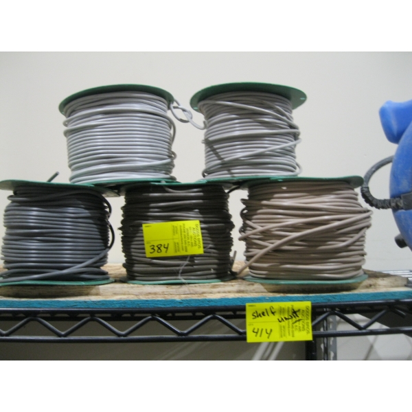 5 ROLLS OF PLASTIC BEADING
