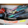 Image 3 : BOX OF MISC. HAMMERS, TAPE, TOOLS, ETC.