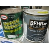 Image 3 : 18.5L PAIL OF EGGSHELL WHITE PAINT & 2 NEW CANS OF PAINT