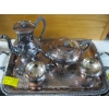 Image 1 : SILVERPLATE TEA SERVICE W/TRAY