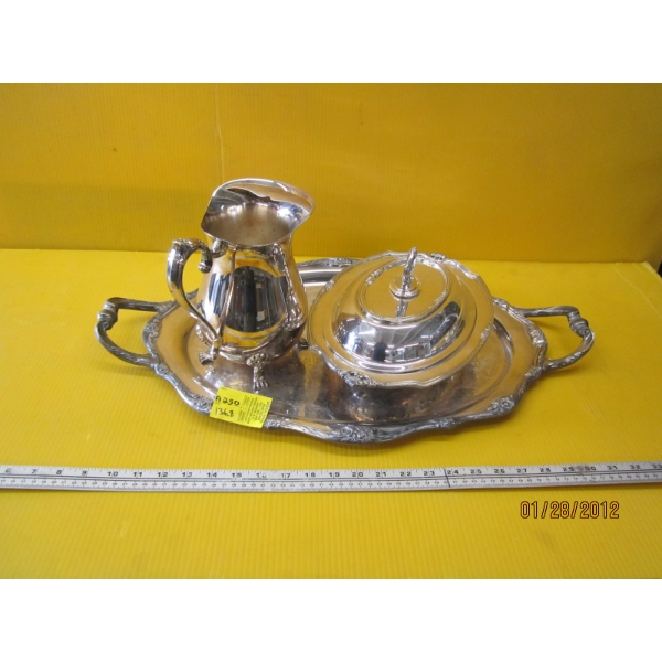 PLATTER, JUG & DISH