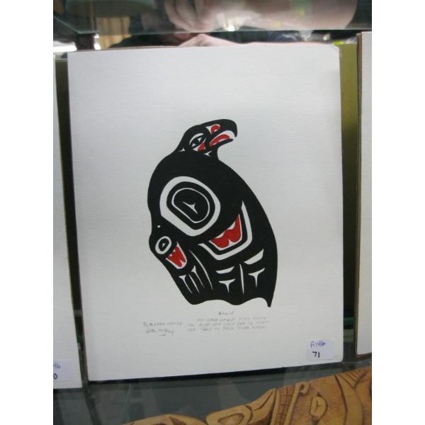 PAINTING BY GEO. MCKAY, 1/1 "THE EAGLE"