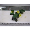 Image 1 : JOHN DEERE DIECAST RIDING MOWER W/WAGON & 6X6 ATV