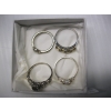 Image 5 : 4 STERLING SILVER .925 RINGS, SZ 7 & 3 ARE SZ 8