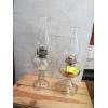 Image 1 : 2 OIL LANTERNS W/CHIMNEYS