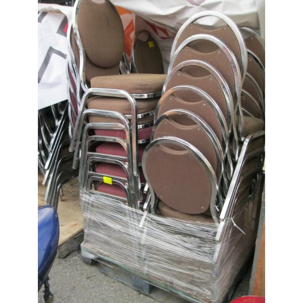 23 STACKING CHAIRS