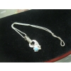 Image 1 : NECKLACE STAMPLED STERLING CHAIN & KACHINA FIGURE NAVAJO PENDANT