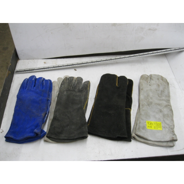 4 PAIR OF ASST. GLOVES