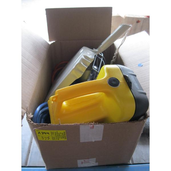 MISC. EXTENSION CORD, TROUBLE LIGHT, FLASHLIGHT, ETC.