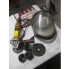 Image 1 : DEWALT ANGLE GRINDER W/MASK & ASST. WIRE WHEELS