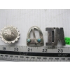Image 1 : 3 SILVER NAVAJO PIECES - BELT BUCKLE, PIN, ETC.