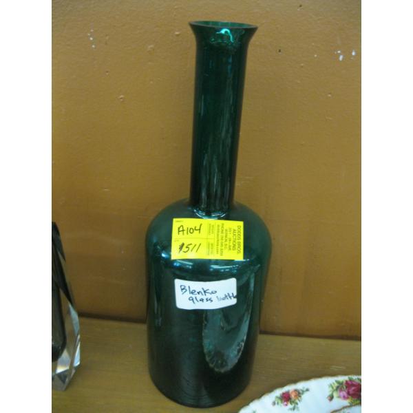 BLENKO GLASS BOTTLE