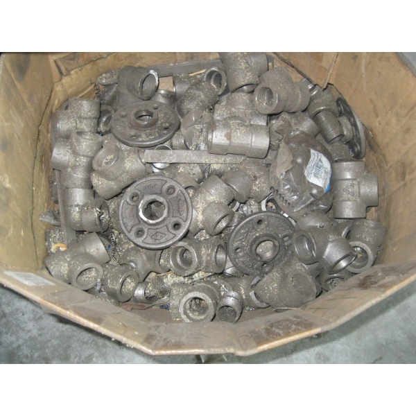 BOX OF ASST. IRON PIPE FITTINGS