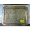Image 3 : 2 LG. BRASS & COPPER SERVING TRAYS