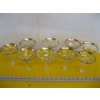 Image 1 : 9 MOSERS 24KT GOLD RIM CRYSTAL WINEGLASSES