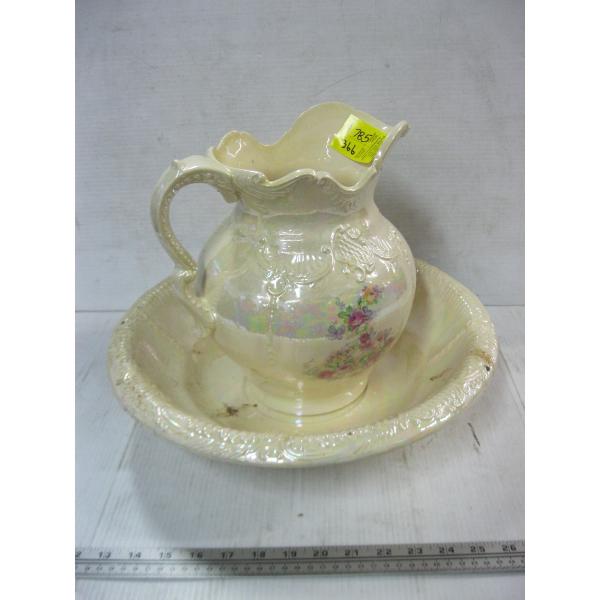 WASH BOWL & JUG