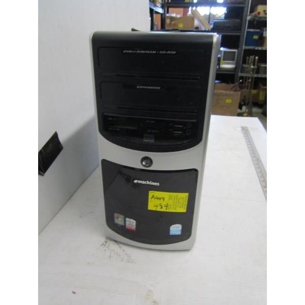 1 E MACHINES COMPUTER TOWER 