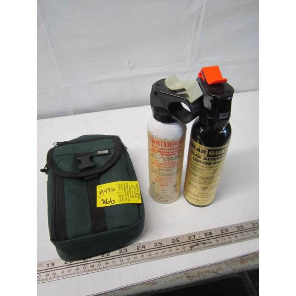 2 CONTAINERS OF BEAR SPRAY