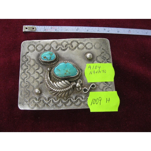 NAVAJO BELT BUCKLE