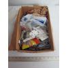 Image 2 : 2 BOXES OF ASST. HINGES, LEVELLING SUPPORTS, ETC.