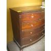 Image 2 : 5 DRAWER FIGURED WALNUT ANTIQUE DRESSER