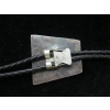 Image 2 : NAVAJO BOLO TIE, SILVER & TURQUOISE