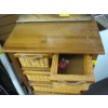 Image 2 : 6 DRAWER WICKER & WOOD STAND