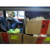 Image 1 : 3 BOXES OF MISC. BALL CAPS, TABLECLOTHS, ETC.