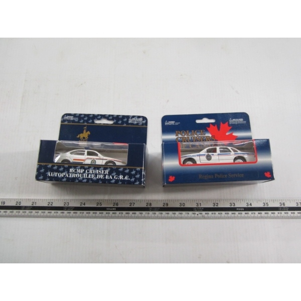 2 RCMP DIECAST CARS  