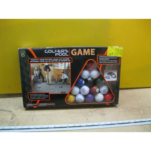 GOLFER'S POOL GAME