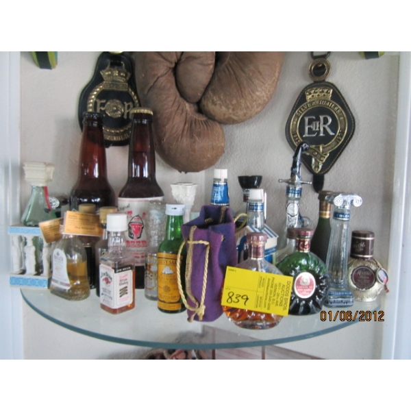 MISC. SM. LIQUOR BOTTLES