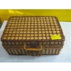 Image 2 : WICKER PICNIC BASKET W/ASST. CONTENTS