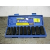 Image 1 : 10-PC DEEP 1/2" IMPACT SOCKET SET - SAE