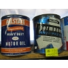 Image 1 : ANTI FREEZE TIN & A MOTOR OIL TIN