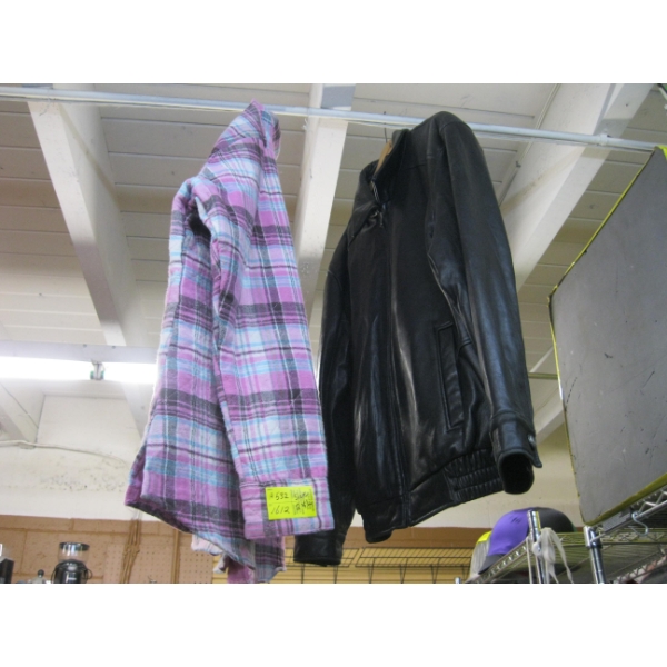 2 JACKETS, SZ M