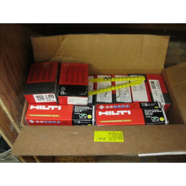 ASST. HILTI NAILS & CHARGES