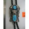 Image 2 : SILVER & TURQUOISE NAVAJO KACHINA DANCER BOLO TIE
