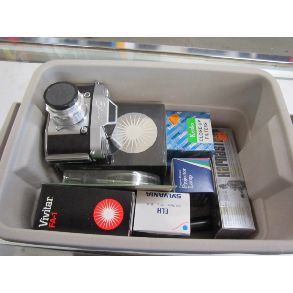 PROJECTION LAMPS, THAGE CAMERA, ETC.