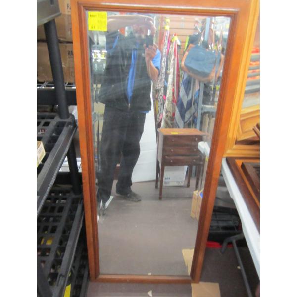 LG. FRAMED BEVEL EDGE MIRROR