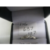 Image 6 : LADIES 14KT WHITE GOLD RING W/DIAMONDS, 3G, SZ 7