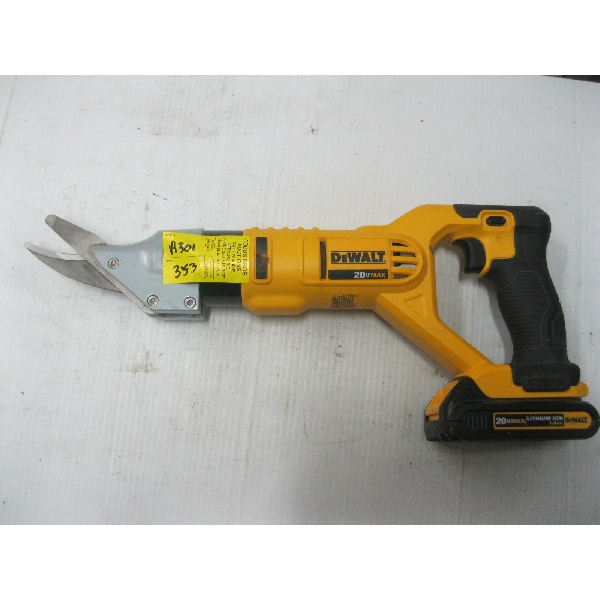 DEWALT 20" CORDLESS SHEAR W/BATTERY