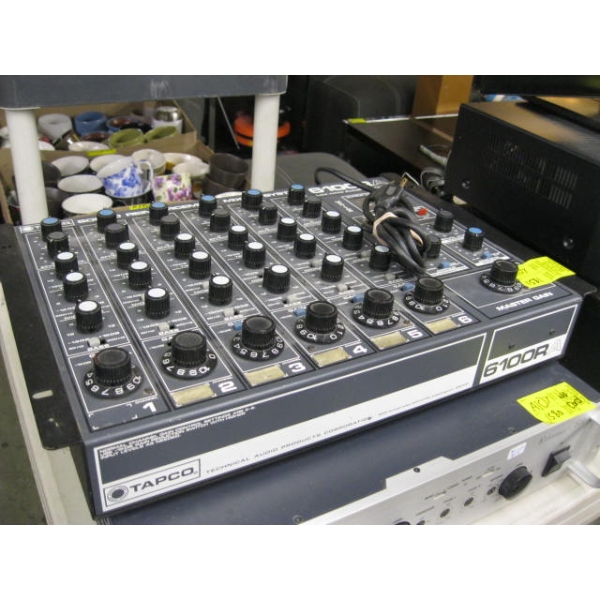 TAPCO SOUND REINFORCEMENT MIXING SYSTEM, 6100RA