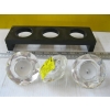 Image 4 : CRYSTAL CANDLE HOLDER & PIPER FIGURINE