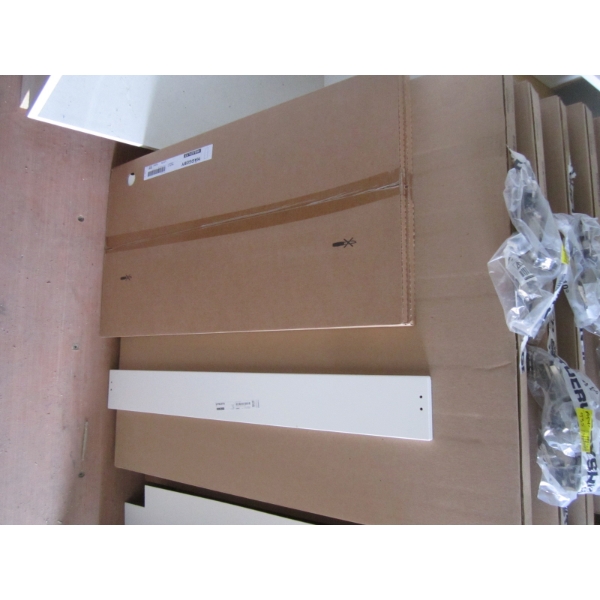 IKEA SEKTION CABINET, 36X14 3/4X30" - COMPLETE W/HINGES & DOORS - NO SHELVES