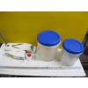 Image 1 : LG. PLASTIC LIDDED CANNISTER SET & A MANDOLIN