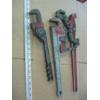 Image 2 : ALUMINUM PIPE WRENCH & 2 MULTI PIPE WRENCHES