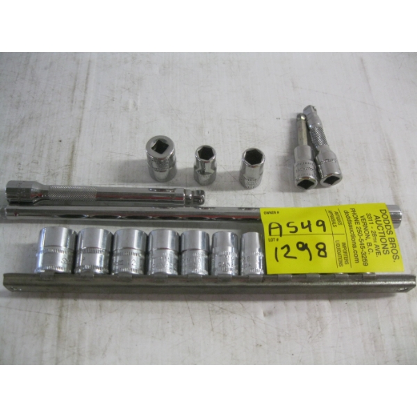 SNAP ON 1/4" RATCHETS & EXTENSIONS