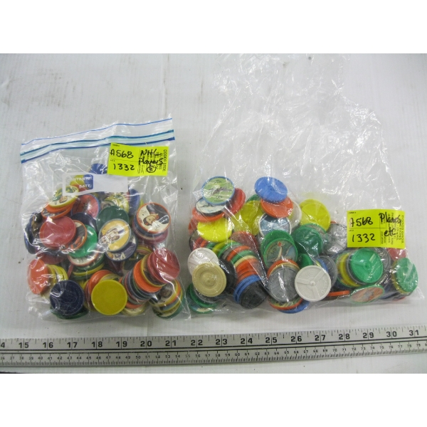 BAGS W/ASST. SPORTS FIGURES & PLANES, ETC.