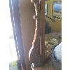 Image 3 : 5 DRAWER ANTIQUE MIRRORED DRESSER W/FIGURED WALNUT WOOD