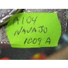Image 2 : NAVAJO SILVER BELT BUCKLE W/1890 AMERICAN $1 COIN